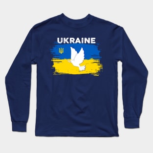 Ukrainian Peace Bird Long Sleeve T-Shirt